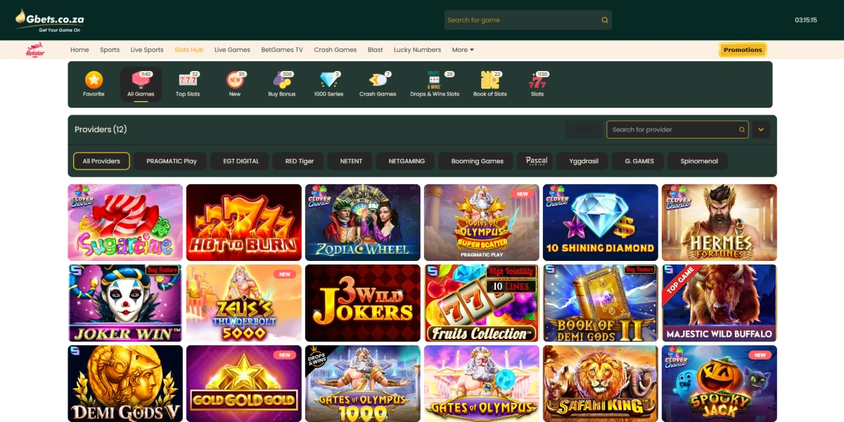 goldrush online casino games